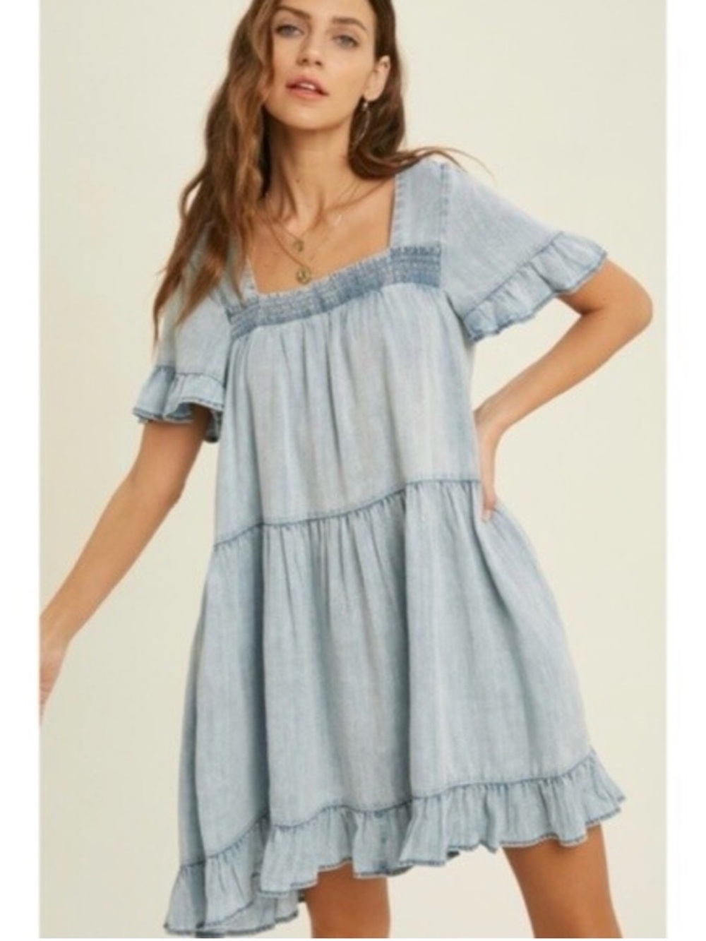 SOLD ON CROSSPOST Free people tencel mini dress